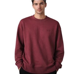 Y-3 Yohji Yamamoto FT Crew Sweat Burgundy IV5582 Mens Medium New